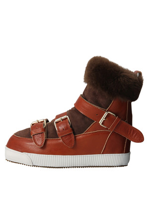  SALE 【70%OFF】 SACCO Balletti サッコ バレッティー インヒールムートンブーツ ブラウン 