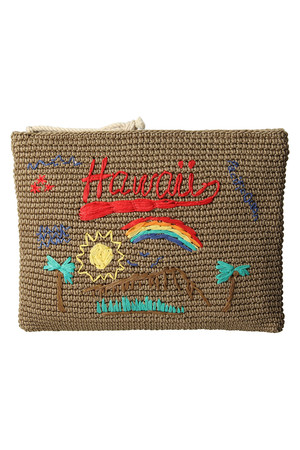  SALE 【50%OFF】 Liberty Bell maison trente trois リバティ ベル メゾン トラン トロワ メッシュクラッチバッグ ハワイ 