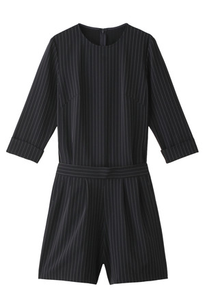  SALE 【30%OFF】 GRACE CONTINENTAL グレースコンチネンタル ハーフサロペット ネイビー 