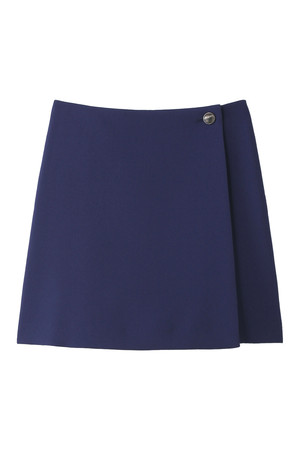  SALE 【70%OFF】 [BODY DRESSING ボディドレッシング] ラップミニスカート ダークブルー 