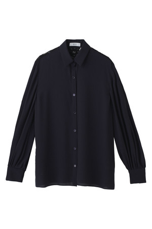  SALE 【70%OFF】 [BODY DRESSING ボディドレッシング] バックレースシャツブラウス ネイビー 