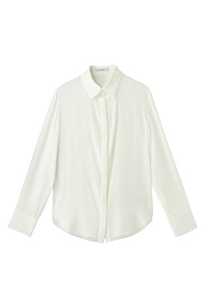  SALE 【30%OFF】 [BODY DRESSING ボディドレッシング] 裾レースブラウス ホワイト 