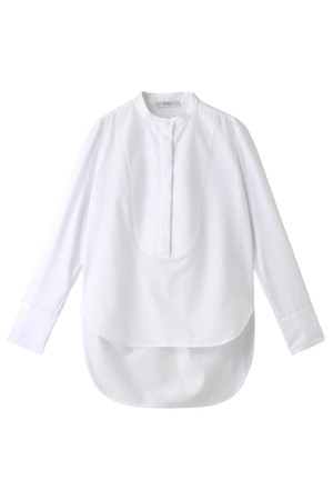 SALE 【70%OFF】 BODY DRESSING ボディドレッシング スタンドカラーロングブラウス ホワイト