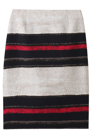  SALE 【70%OFF】 BODY DRESSING ボディドレッシング ジャガードプリントタイトスカート ピンクxベージュ 