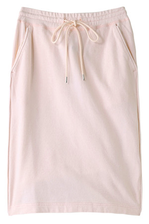  SALE 【70%OFF】 BODY DRESSING ボディドレッシング 硫化染めスウェットタイトスカート ピンク 