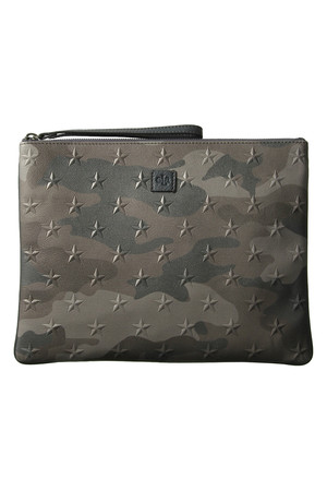  SALE 【40%OFF】 [ela エラ] カモフラージュ柄スタースタッズクラッチバッグ カモフラージュ 
