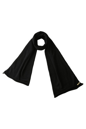  SALE 【50%OFF】 [MUVEIL WORK ミュベール ワーク] カシミヤストール ブラック 