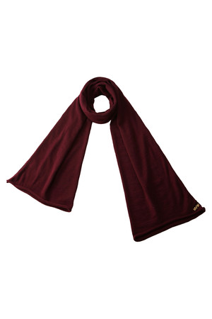  SALE 【50%OFF】 [MUVEIL WORK ミュベール ワーク] カシミヤストール ボルドー 