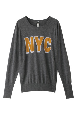  SALE 【50%OFF】 [VENERTA knitwear ヴェネルタ ニットウェア] NYC ニット ダークグレー 