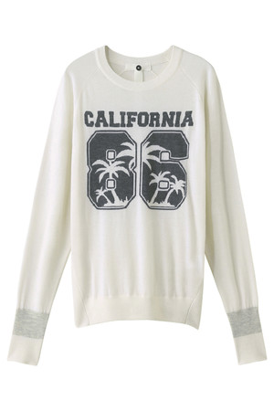  VENERTA knitwear ヴェネルタ ニットウェア メンズ（MENS）CALIFORNIA 86 メリノウールニットプルオーバー ホワイト 