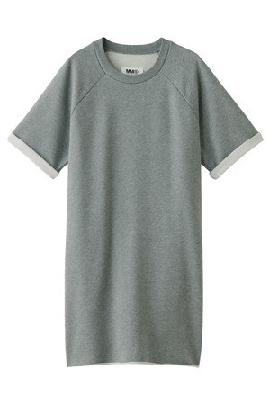  MM6 Maison Margiela エムエム6 メゾン マルジェラ 切替スウェットワンピース ダークグレー 
