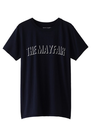  upper hights アッパーハイツ THE MAYFAIRロゴTシャツ ミッドナイト 