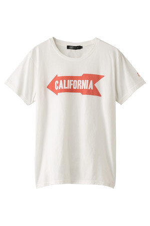  JET ジェット 【JET LOS ANGELES】4．7オンスファインジャージTシャツ ホワイトxレッド 