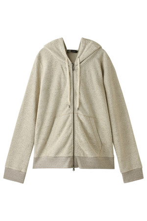 SALE 【40%OFF】 JET ジェット メンズ（MENS）【JET LOS ANGELES】綿麻パイル裏毛パーカー ライトベージュ 