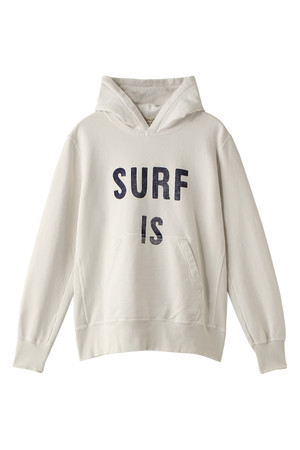  SALE 【40%OFF】 REMI RELIEF レミレリーフ メンズ（MENS）スペシャルリメイク裏毛プルパーカ/SURF IS オフ 