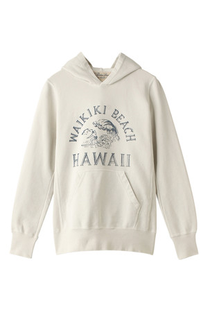  SALE 【50%OFF】 REMI RELIEF レミレリーフ スペシャルリメイク裏毛プルパーカ/HAWAII オフ 