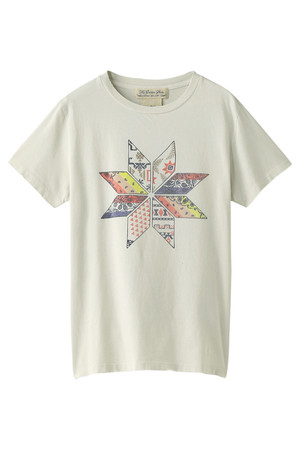  REMI RELIEF レミレリーフ メンズ（MENS）バンダナ スペシャル加工Tシャツ オフ 