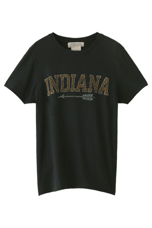  REMI RELIEF レミレリーフ メンズ（MENS）INDIANA ラフィ-ソフト天竺Tシャツ ブラック 