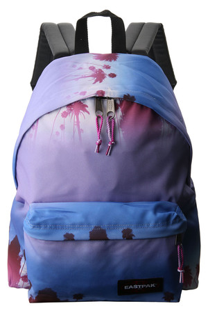  EASTPAK イーストパック パームツリー柄バックパック パープル 