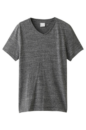  SALE 【50%OFF】 WORLD BASICS ワールド ベーシックス メンズ（MENS）VネックTシャツ チャコールグレー 