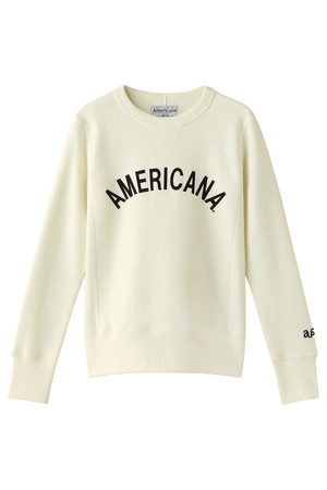  Americana アメリカーナ AMERICANAプリントスウェット バニラホワイト 
