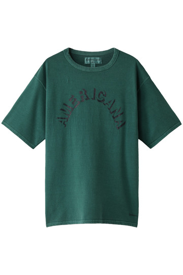 SALE 【50%OFF】 Americana アメリカーナ メンズ(MENS)ピグメント染めテーパードTシャツ グリーン