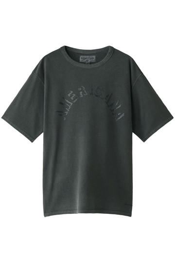 SALE 【50%OFF】 Americana アメリカーナ メンズ(MENS)ピグメント染めテーパードTシャツ ブラック