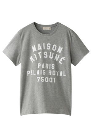  MAISON KITSUNE メゾン キツネ メンズ（MENS）CURVE PALAIS ROYAL Tシャツ グレーメランジ 