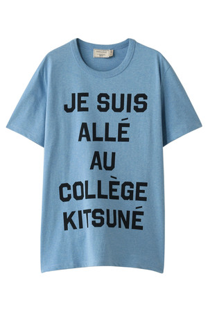  MAISON KITSUNE メゾン キツネ メンズ（MENS）JE SUIS ALLE Tシャツ ブルーメランジ 