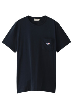  MAISON KITSUNE メゾン キツネ メンズ（MENS）Tricolor Patch Tシャツ ネイビー 