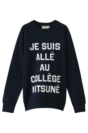  MAISON KITSUNE メゾン キツネ メンズ（MENS）JE SUIS ALLE スウェット ネイビー 