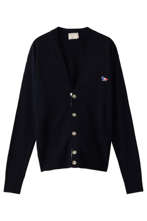  MAISON KITSUNE メゾン キツネ メンズ（MENS）Virgin Wool Classic カーディガン ネイビー 