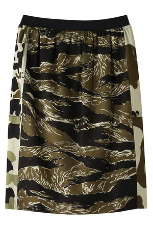  GOLDEN GOOSE DELUXE BRAND ゴールデン グース デラックス ブランド SWIFT カモフラージュスカート カモフラージュ 