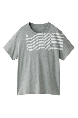  GOLDEN GOOSE DELUXE BRAND ゴールデン グース デラックス ブランド FLAG Tシャツ グレー 