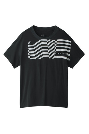  GOLDEN GOOSE DELUXE BRAND ゴールデン グース デラックス ブランド FLAG Tシャツ ブラック 