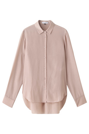  SALE 【50%OFF】 LE CIEL BLEU ルシェルブルー シルクシャツ ライトピンク 