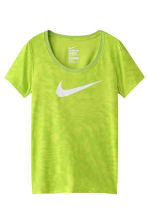  NIKE ナイキ スクープスウッシュTシャツ ライム 