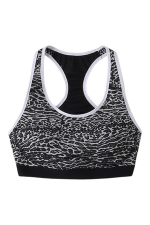  NIKE ナイキ FIERCE ブラ グレー 