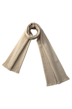  united bamboo ユナイテッド バンブー カシミヤケーブルストール ベージュ 