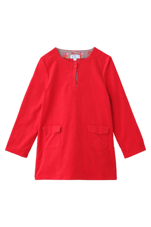  SALE 【50%OFF】 [CdeC by Cordelia de Castellane セードゥセー・バイ・コーデリア・ドゥ・カステラーヌ/キッズ] (Kids)コーデュロイワンピース12M レッド 