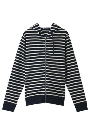  PETIT BATEAU プチバトー メンズ（MENS）マリニエールジップアップパーカ(G) ブルー 