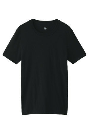  PETIT BATEAU プチバトー メンズ（MENS）クルーネック半袖Tシャツ(G) ブラック 