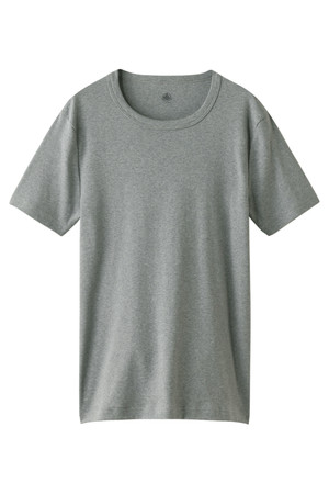  PETIT BATEAU プチバトー メンズ（MENS）クルーネック半袖Tシャツ(G) グレー 