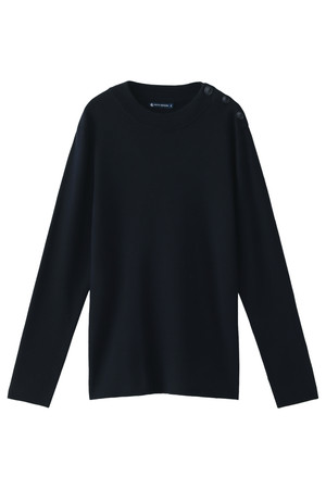  PETIT BATEAU プチバトー メンズ（MENS）肩ボタンニットプルオーバー(G) ネイビー 