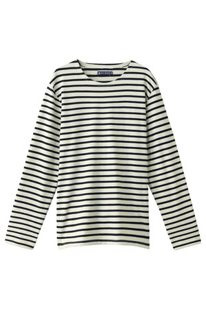  PETIT BATEAU プチバトー メンズ（MENS）マリニエールプルオーバー(G) ホワイトxネイビー 