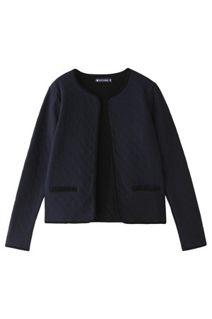  PETIT BATEAU プチバトー チュビックキルティングジャケット ネイビー 