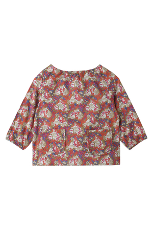  SALE 【70%OFF】 [caramel baby&child キャラメル ベビーアンドチャイルド/キッズ] (Kids)リバティープリントスモックプラウス3Y-6Y レッド 