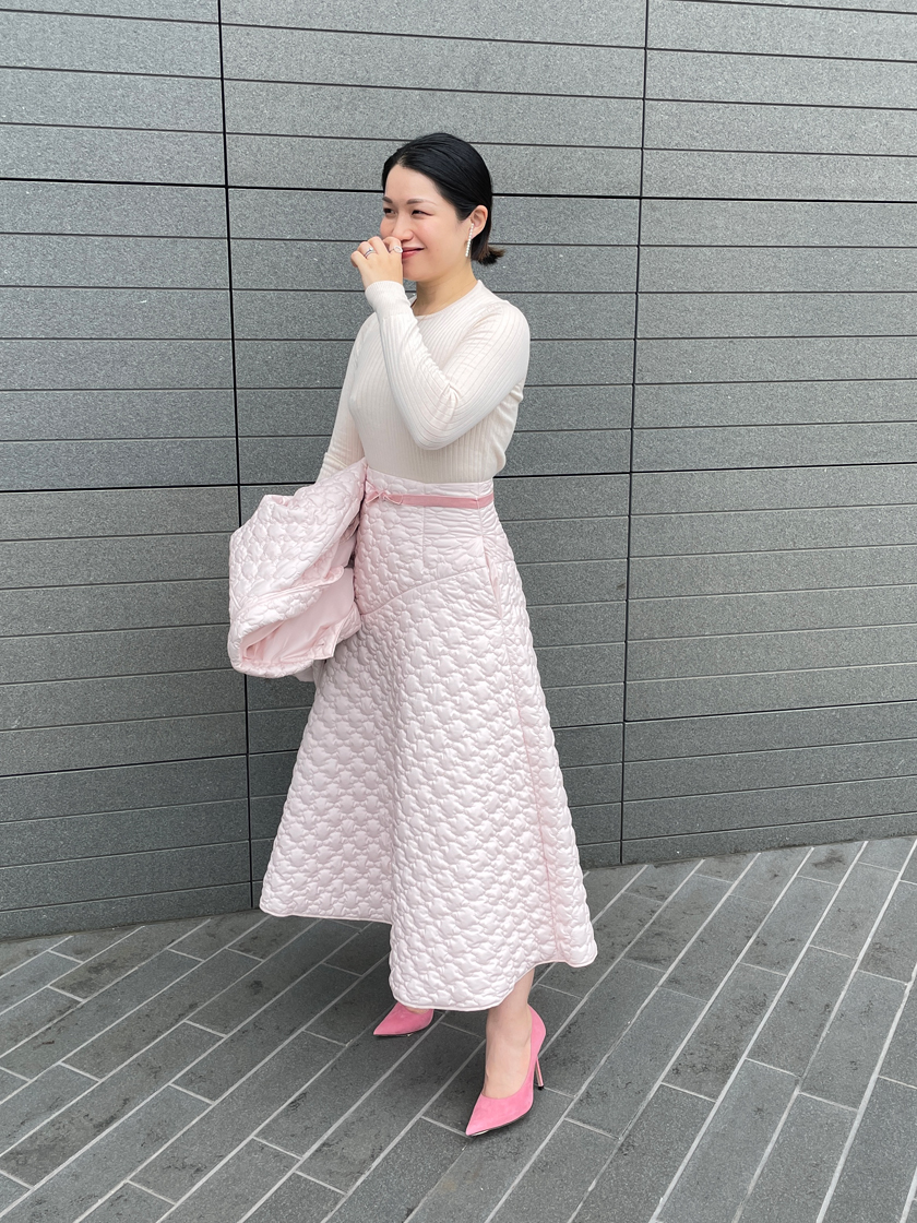 AMICA VOYAGE COCCON COAT PINK アミカキッズ☆（ELLE SHOP】旅に連れ 