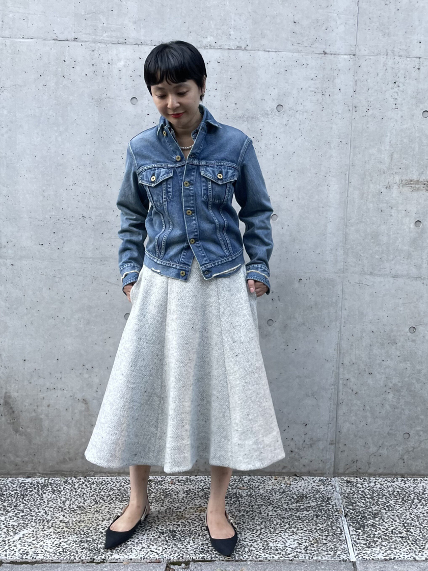 秋冬マディソンブルー MADISONBLUE ロングフレアスカート サイズ