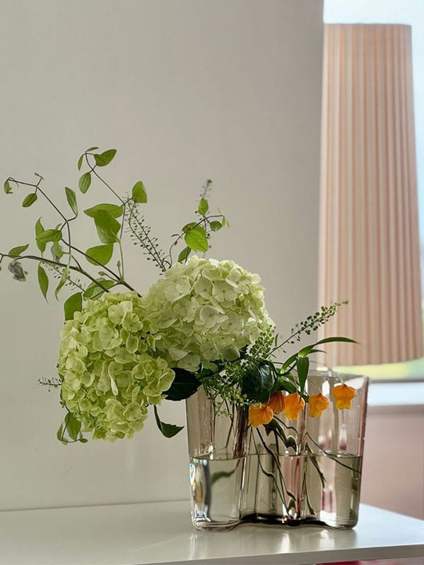 アアルト コレクション ベース 180mm クリア　花瓶 scope アアルト コレクション ベース 180mm クリア 花瓶 scope